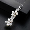 Luxury Freshwater Pearls Flower CZ Bridal Hair Clips Hair Accessories
